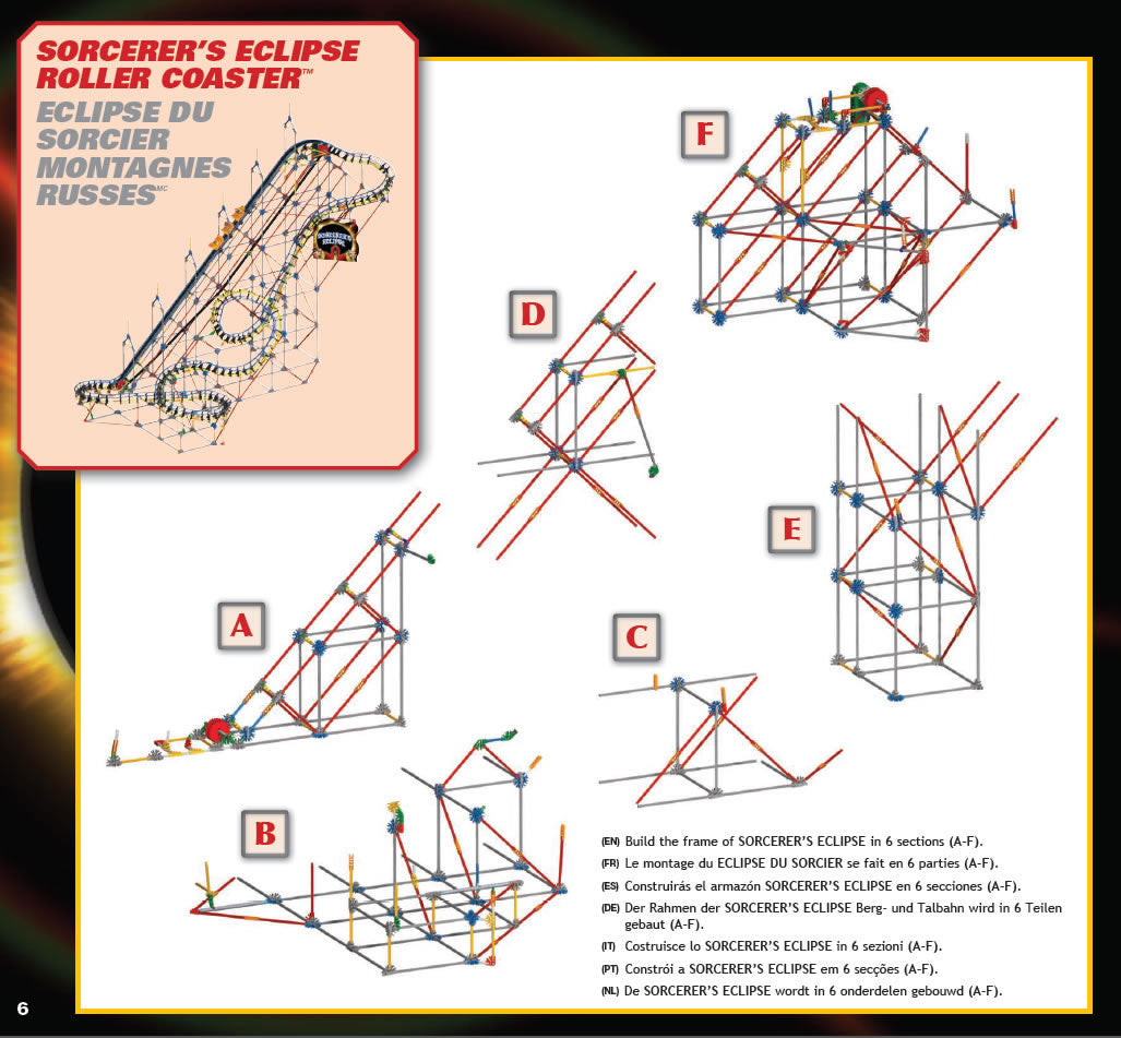 K'NEX Sorcerer's Eclipse coaster