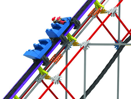 K'NEX Thunderbolt Strike coaster