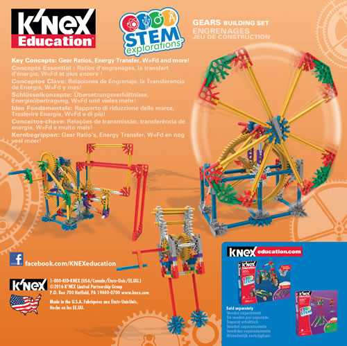K'NEX STEM Explorations Gears building set | knexusergroup