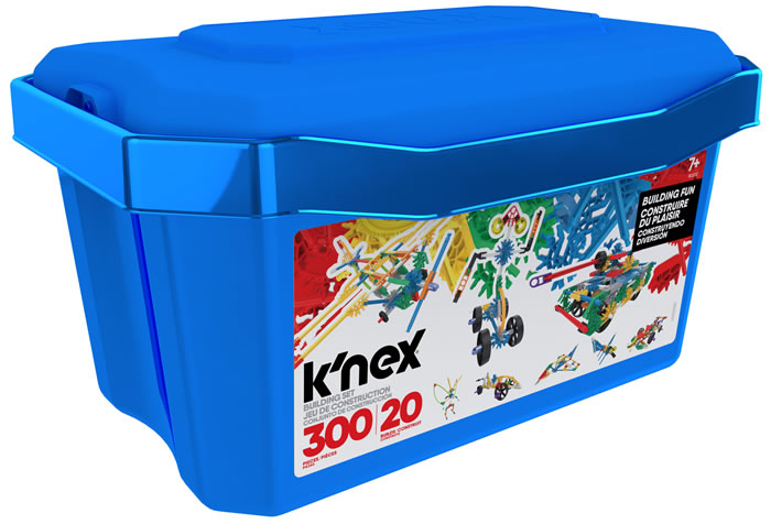 K'NEX Classics Building Fun Tub 300pc 20-model