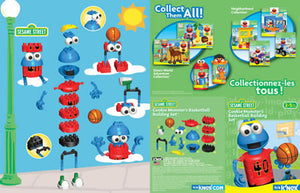 Kid K'NEX Cookie Monster's Basketball set