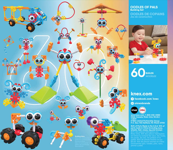 Kid K'NEX Oodles of Pals Building Set