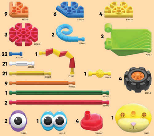 Kid K'NEX Oodles of Pals Building Set | knexusergroup