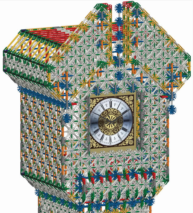 K'NEX Grandfather Clock building set | knexusergroup