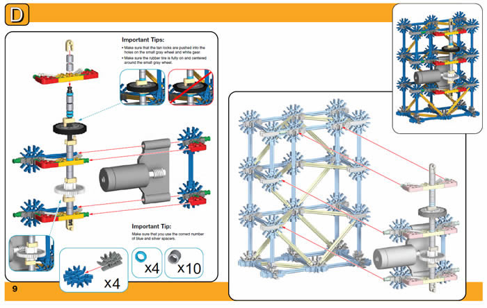 K'NEX 6 foot Ferris Wheel set