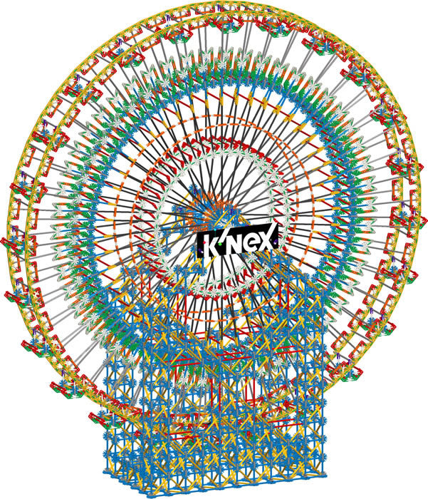 K'NEX 6 foot Ferris Wheel set