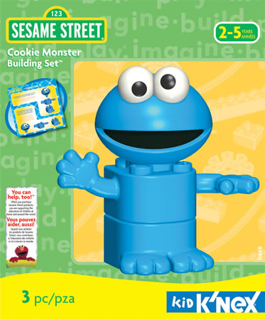 Kid K'NEX Cookie Monster set