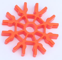 K'NEX Connector 8-way Orange