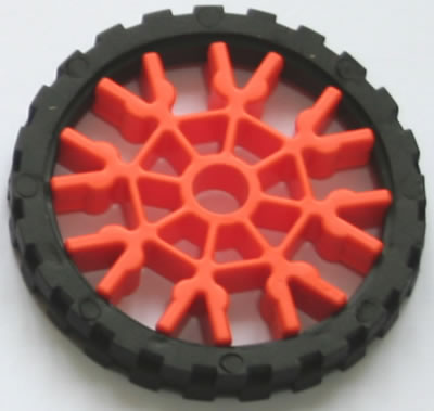 K'NEX Wheel 43mm Orange