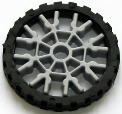 K'NEX Wheel 43mm Silver