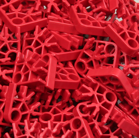 Pack 500 K'NEX Connector 3-way Red