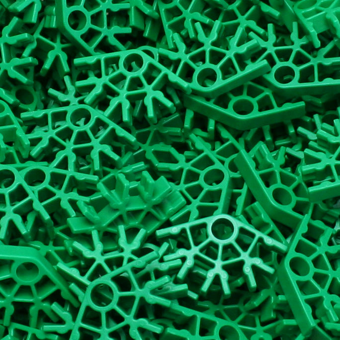 Packung mit 500 K'NEX-Verbindungsstücken, 4-Wege, grün