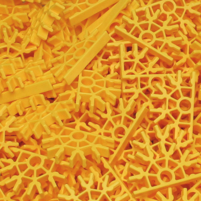 Packung mit 500 K'NEX-Verbindungsstücken, 5-Wege, gelb