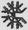 K'NEX Connector 7-way 3D Black