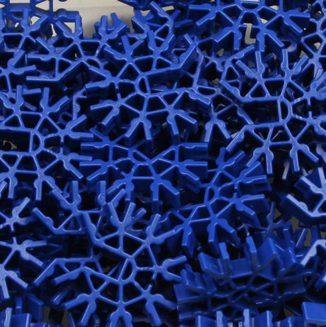 Pack 500 K'NEX Connector 7-way 3D Blue