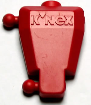 K'NEXMAN Torso half Red