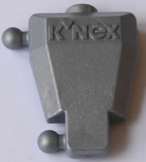 K'NEXMAN Torso half Silver