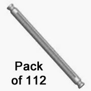 Pack 112 K'NEX Rod 86mm Grey (3 7/16in.)