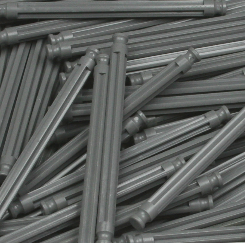 Pack 200 K'NEX Rod 86mm Grey (3 7/16in.) | knexusergroup