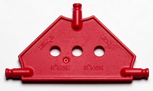 K'NEX Tri Panel small Red