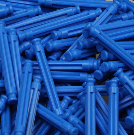 Pack 500 K'NEX Flexi rod 52mm Blue (2in.)