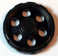 K'NEX Wheel 25mm Closed centre Black