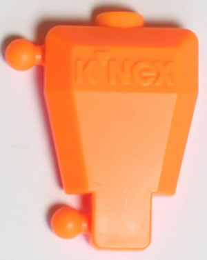 K'NEXMAN Torso half Fluorescent orange