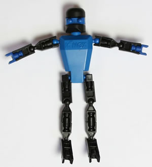 K'NEXMAN figure Blue (kit form)