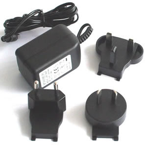 Mains adaptor for K'NEX Motor 12v UK/EU/US