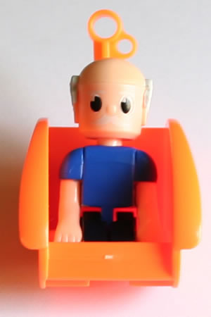 K'NEX Seat Orange and person