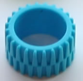 K'NEX Tyre 21mm Blue