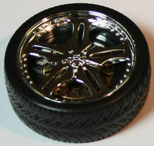 K'NEX Wheel 58mm Chrome