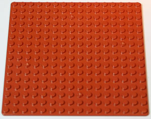 K'NEX Brick 16 x 16 Baseplate Brown