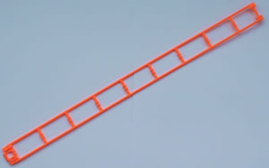 MICRO K'NEX Coaster Track 410mm straight Orange