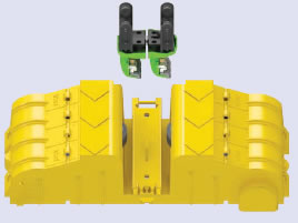 MICRO K'NEX Motorized launcher Yellow