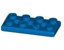 K'NEX Brick 2 x 4 flat Blue