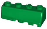 K'NEX Brick wedge left Green