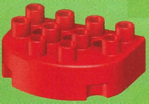 Kid K'NEX Rounded block Red