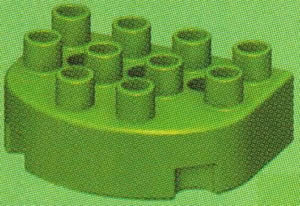 Kid K'NEX Rounded block Green